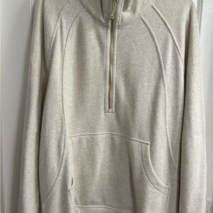 lululemon athletica Men's Zip Up Sweater in Cream